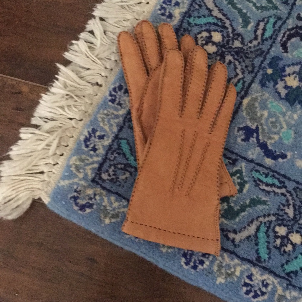 Romanian Vintage Leather Gloves